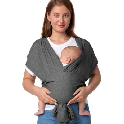 Momcozy Wrap Carrier Dark Grey – Zboží Dáma