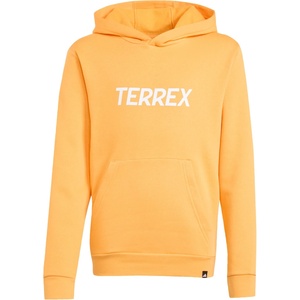 adidas Terrex Детски суичър adidas Terrex Kid's MT Logo Hoodie - Pure Tangerine - размер 176 (EU) (704-5879-0217)