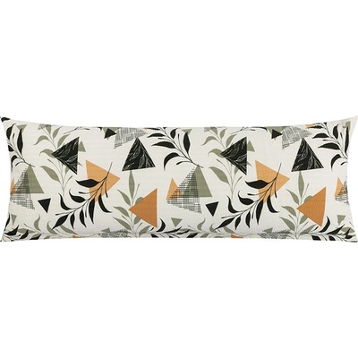 Bellatex POVLAK na relaxační polštář krep Krémová Oranžová Šedá 45 x 120 cm