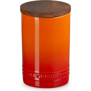Le Creuset Кухненски буркан за съхранение SIGNATURE 770 мл, FLAME, керамика с глазура, Le Creuset (LECR70819770900099)