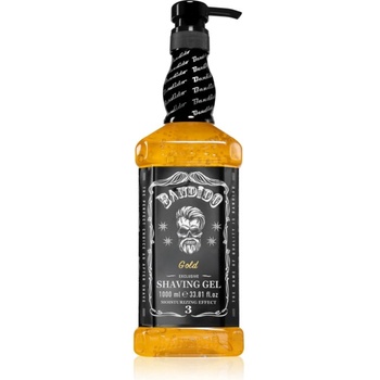 BANDIDO Shaving Gel гел за бръснене цвят Gold Exclusive 1000ml