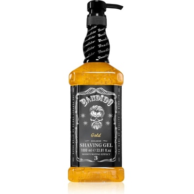 BANDIDO Shaving Gel гел за бръснене цвят Gold Exclusive 1000ml