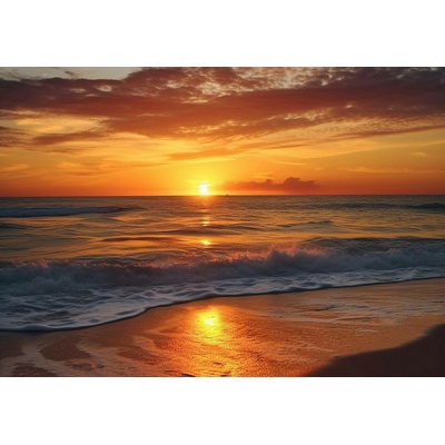 Postershop Fototapeta vliesová Sea sunrise rozměry 208x146 cm