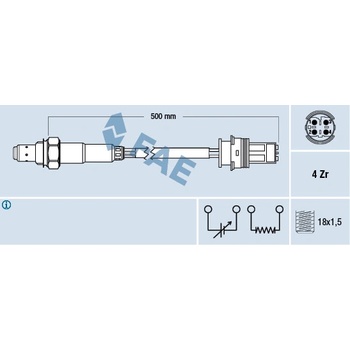 Lambda sonda FAE 77504