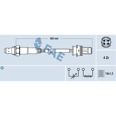 Lambda sonda FAE 77504