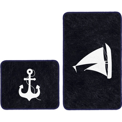 Mila Home Тъмносини килими за баня в комплект 2 бр. 60x100 cm - Mila Home (Bathmat-2li-Set175)