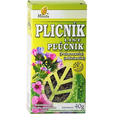 Milota PLICNÍK LÉKAŘSKÝ LIST 40 g