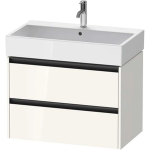 Duravit Ketho. 2 - Шкафче за умивалник 55x78x46 см, 2 чекмеджета, лъскаво бяло K25277022220000 (K25277022220000)