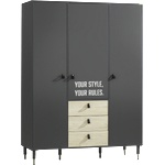 Carmen Трикрилен гардероб motto (3575744) - xmall