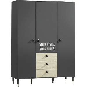 Carmen Трикрилен гардероб motto (3575744) - xmall
