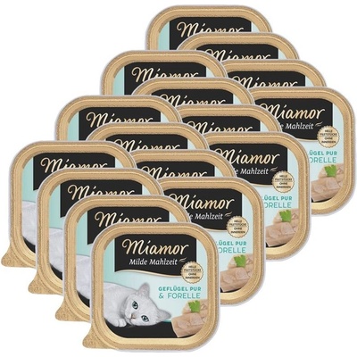 Miamor Milde Mahlzeit hydina & pstruh 16 x 100 g