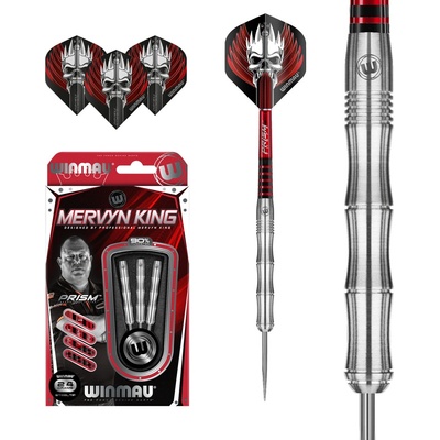 Set šípok steel Winmau Mervyn KING 90% 24g
