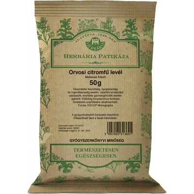 Herbária List medovky lekárskej 50 g