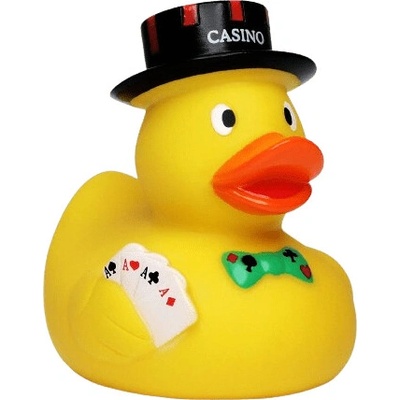 Schnabels Gumená kačička Pokerový majster 9 cm