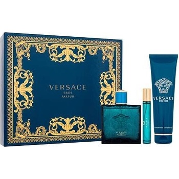 Versace Eros EDP 100 ml + EDP 10 ml + kozmetická taška darčeková sada