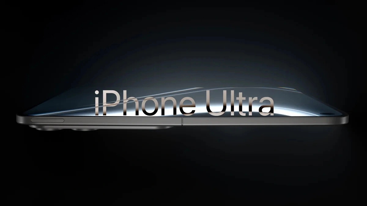 A hamarosan megjelenő iPhone Fold (Ultra) renderelése