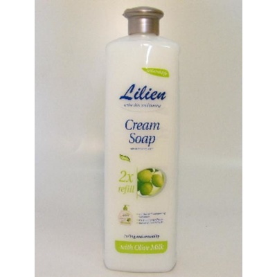 Lilien krémové tekuté mýdlo Olive Milk sáček 1 l