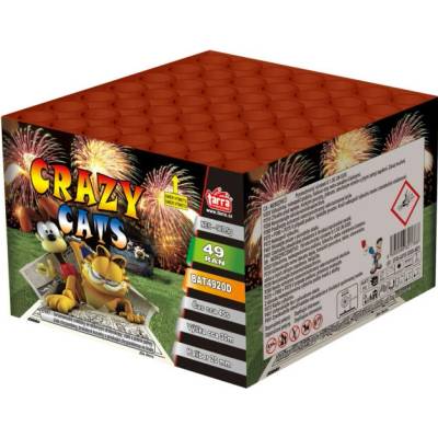 Ohňostroj Batéria výmetnic CRAZY CATS 49 RÁN 8/1