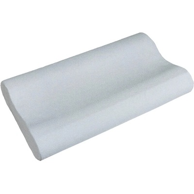 Bellatex Polštář anatomický líná pěna froté Světle šedá 60x33x9-11