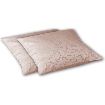 Povlečení Plus Damaškový polštář Excellent TENCEL Šepot větviček pudrově růžový 40x40