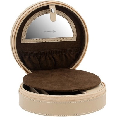 Friedrich Lederwaren cestovní kožená šperkovnice Cordoba béžová 26216-8