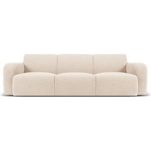 Micadoni Бежов диван от  лат букле 235 cm Molino - Micadoni Home (MIC_3S_101_F1_MOLINO2)