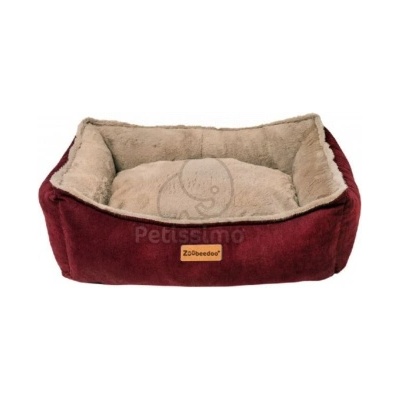 ZooBeeDoo Cheesecake легло - бордо 90 x 72 x 19 см
