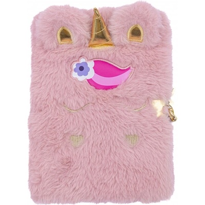 Дневник със заключване, Astra, Пухкав еднорог, A5, 19 x 9 x 8 см