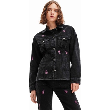 Desigual Дънково яке Desigual 23WWED33 в черно преходен модел (23WWED33)