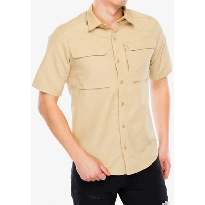The North Face Sequoia turistická košeľa krátký rukáv khaki stone/npf