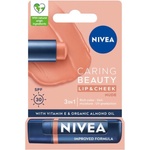 Nivea Балсам за устни Caring Beauty, Nude, SPF30, 4.8 g - ozone