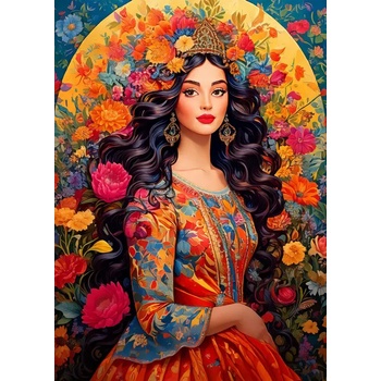 Bluebird Puzzle - Puzzle Flower Muse - 500 piese