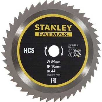Stanley 10420 Pilový kotouč HCS 89 x 10 mm 44 zubů