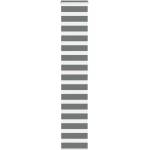vidaXL Зеброва щора 40x200 см ширина на плата 35, 9 см полиестер (4014145)