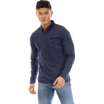 Peter Werth Блуза с яка Peter Werth Men's W Ellstn Long Sleeve Polo Shirt - Navy