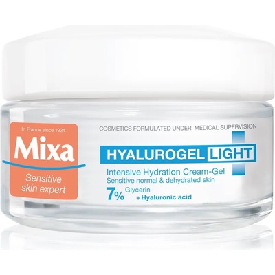 Mixa Hyalurogel Light хидратиращ крем за лице с хиалуронова киселина 50ml