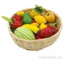Goki krámek ovoce v košíku 23 ks
