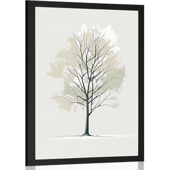 Plagát minimalistický strom