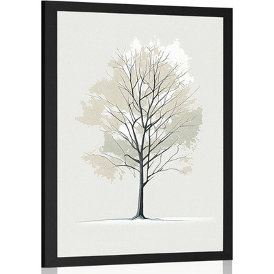 Plagát minimalistický strom