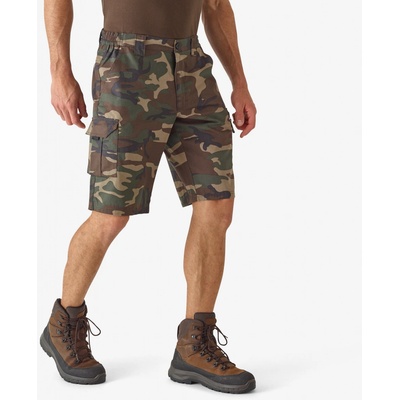 Šortky Solognac maskovací 500 Woodland zelené