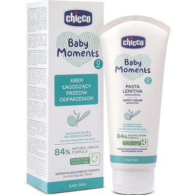 Chicco Крем п/в подсичане Baby Moments 0м+, 100 мл (1858)