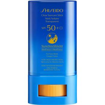 Shiseido Sun Care Clear Stick UV Protector WetForce концентрат за проблемна кожа против слънчеви лъчи SPF 50+ 20 гр