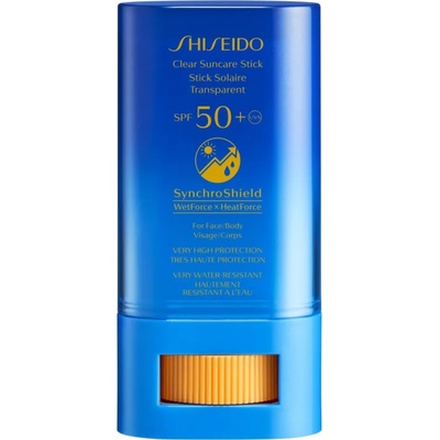 Shiseido Sun Care Clear Stick UV Protector WetForce концентрат за проблемна кожа против слънчеви лъчи SPF 50+ 20 гр