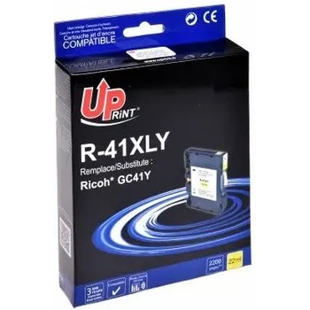 Image 1 of Compatible Мастило гел UPRINT GC41M, RICOH, 36ml, 2500 копия, 405764, Yellow (LF-INK-RICOH-GC41Y)