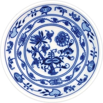 Český porcelán Dubí Cibulák miska hladká nízká 10465 16,2 cm