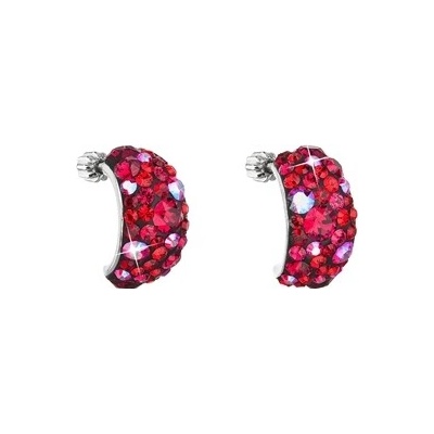 Pavona šroubovací s krystaly Crystals from Swarovski Cherry EG2002-CH