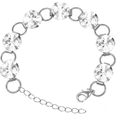 For You náramok Swarovski elements rivoli číry CRYSTAL Nar-riv-10-08