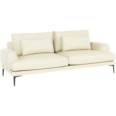 Carmen Кожен диван - тройка grasten lux - крем (3551226)