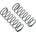 Axial Аксиална пружина на амортисьор 12.5x40mm 7.2N/cm зелена (2)