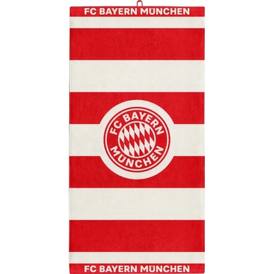 FC Bayern Mnichov osuška FC Bayern Mníchov 70 x 140 cm pruhovaná